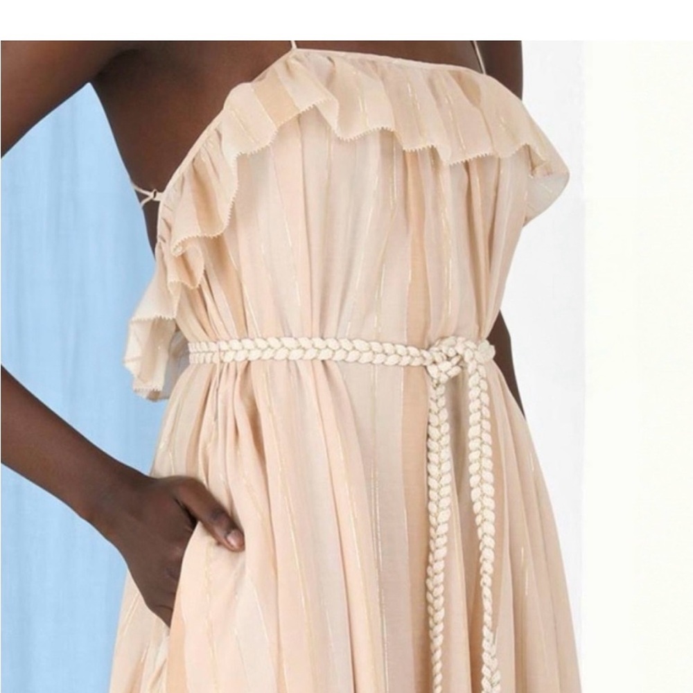 Zimmerman Elegant Beige Maxi Dress - Picture 3 of 15